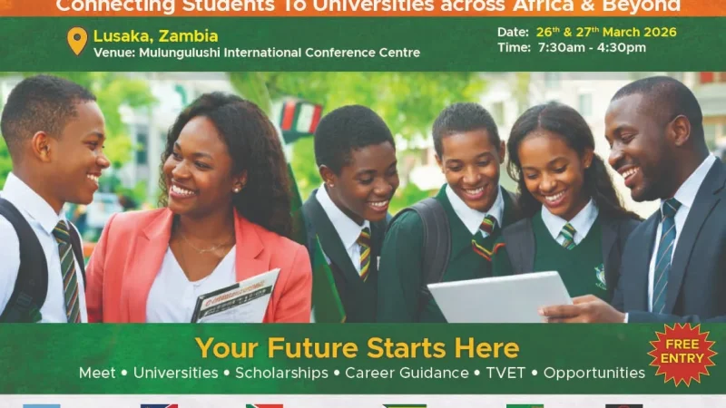 🌍 ANNOUNCING THE INAUGURAL 2026 EDUCATION AFRICA FAIR – ZAMBIA! 🎓